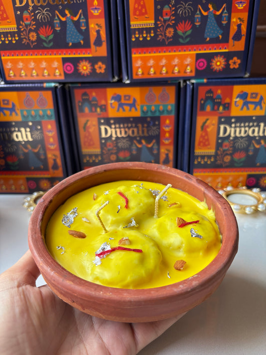Rasmalai candle